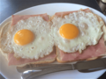 Uitsmijter ham