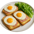 Uitsmijter ham en kaas