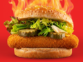 Vegetarische hot burger