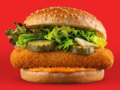 Vegetarische pyranha burger