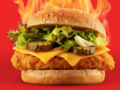 Hot Chicken Cheese Burger