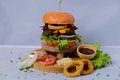 Cheddar Melt B.B.Q. Burger