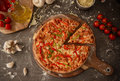 Pizza barbecue chicken
