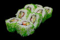 34. Green California roll