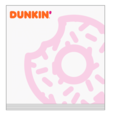 Post it pink Donut
