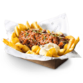 Frites pulled pork