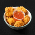 6 stuks chicken bites (pikant)