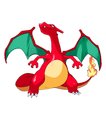 Pokemon Bowl Charizard rood (kipsate)