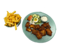 Kibbeling met patat
