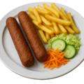 Frikandellen schotel (2 stuks)