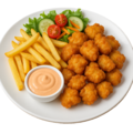 Kibbeling met patat