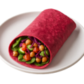 Vegetarische bietenwrap