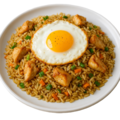 Nasi [met kip en ei]