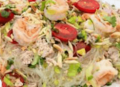 33) Yam Woon sen, Glas noedels salade met garnalen en kipgehakt (Pittig 2/3)