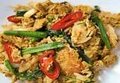 29) Khao Pad kaeng Kheaw wan, Groene Curry met gebakken rijst