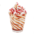 Sundae aardbei crunch