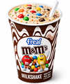 thick milkshake m&m"S