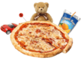 Kids menu pizza