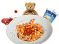 Kids menu pasta