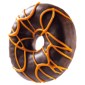 Orange jaffa donut