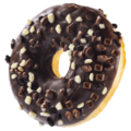 Triple chocolate donut