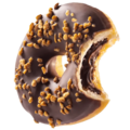 Nut nougat donut