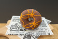 Orange jaffa donut