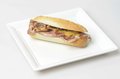Warme beenham met honing mosterd saus