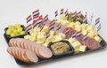 Schaal kaas/worst 80 stuks