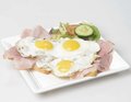 Uitsmijter ham