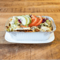 Kapsalon zoete aardappelen döner