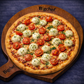 Pizza Mozzarella met gedroogde peterselie M