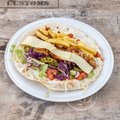 Dürüm döner patat en kaas