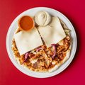 Turkse pizza met döner en kaas