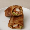 Paratha chicken wrap
