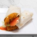 Hot jalapenos chicken strip wrap