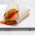 Sweet onion chicken strip wrap