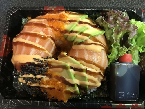 Salmon donut