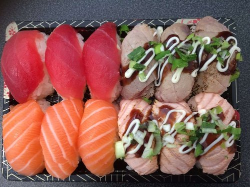 Nigiri salmon en tuna 12 stuks