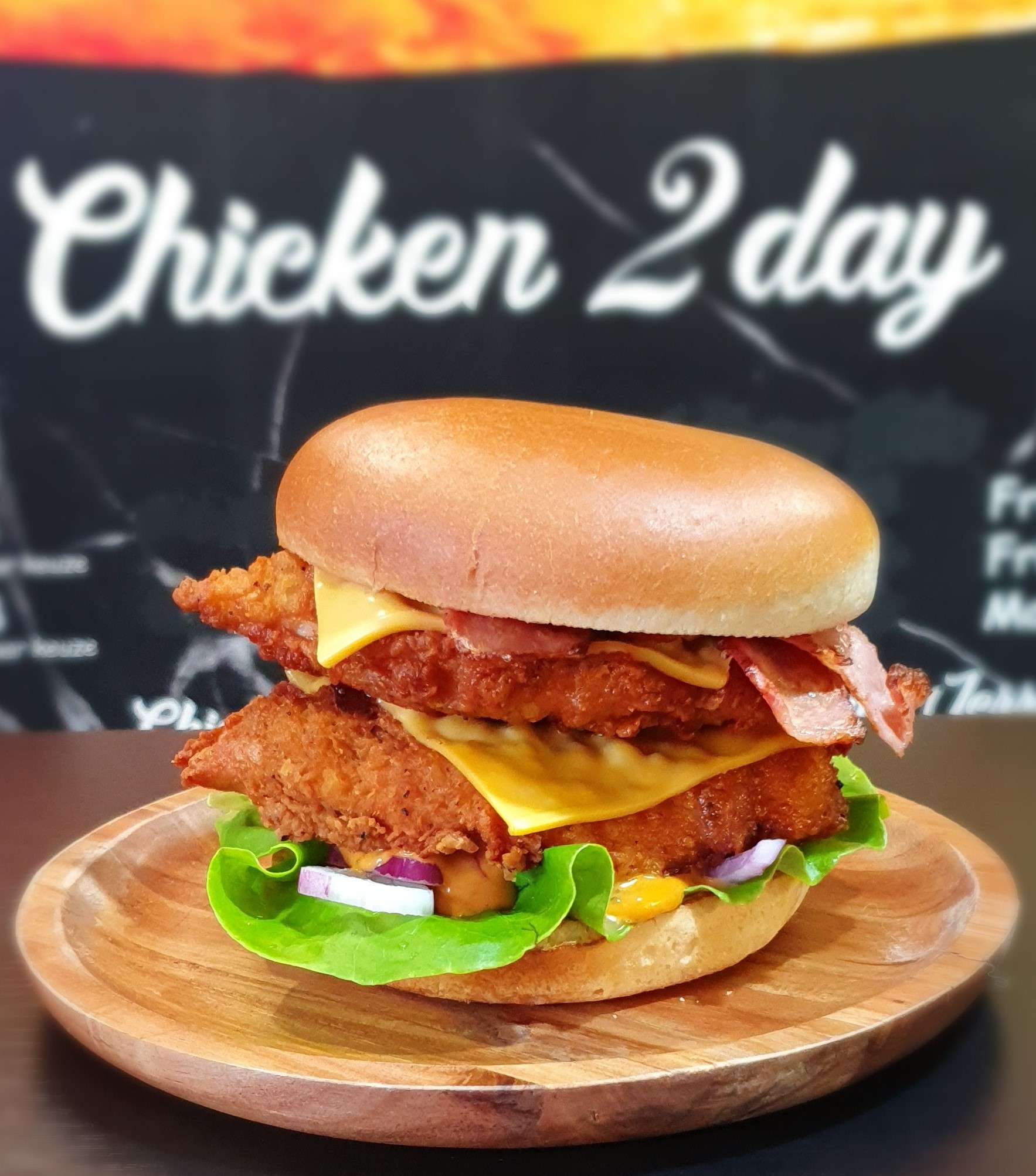 Crispy Chickenburgers