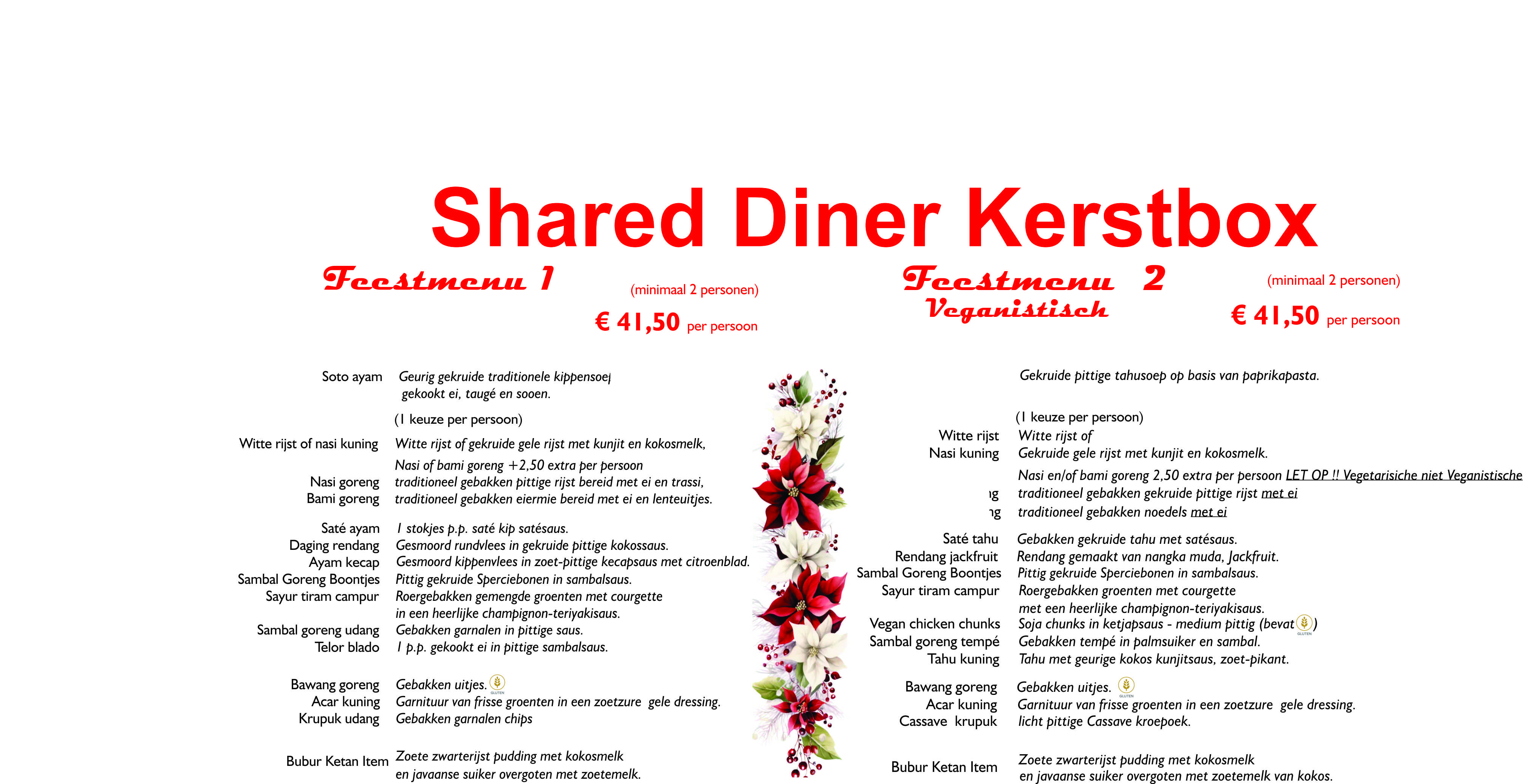 Kerstmenu Zorgeloze Smakelijk Feestdagen