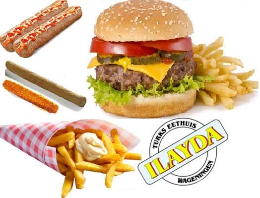 Frites, snacks, burgers en menu's