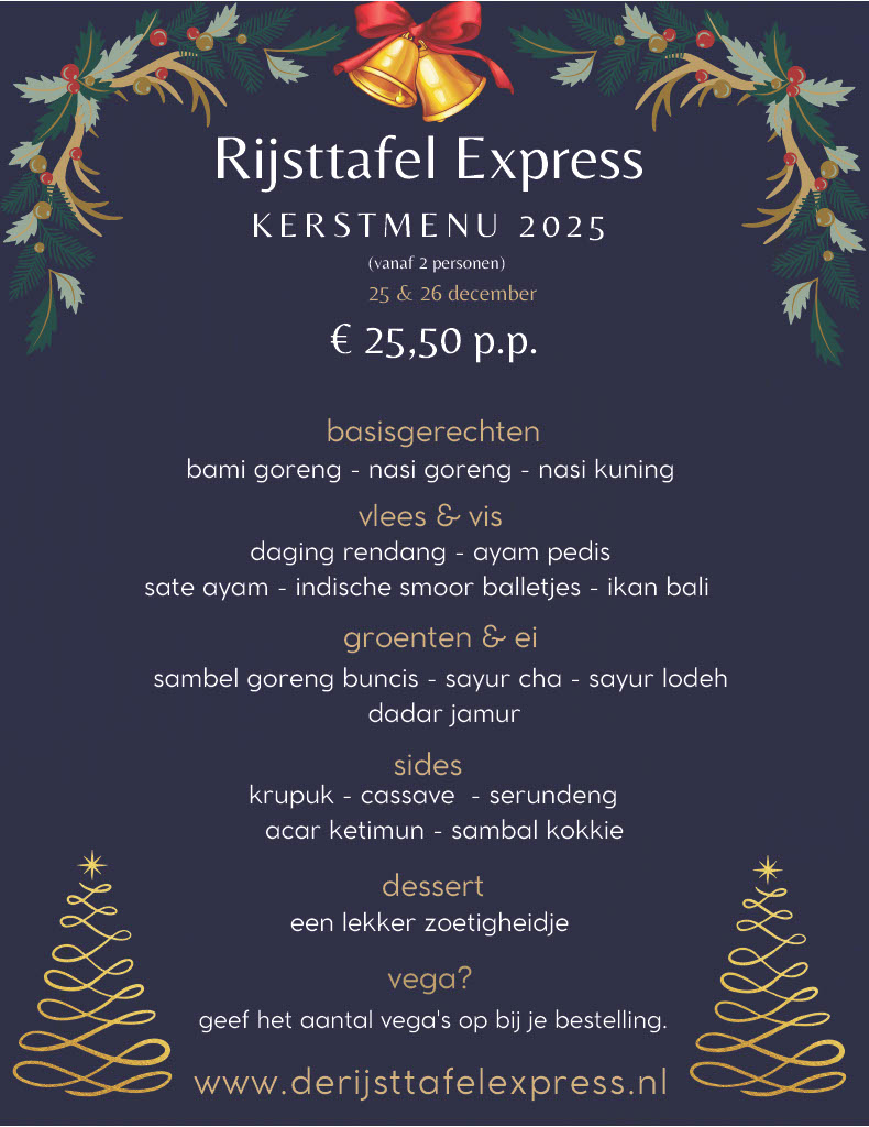 KERSTMENU 2025