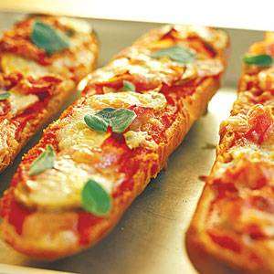 Pizza baguette