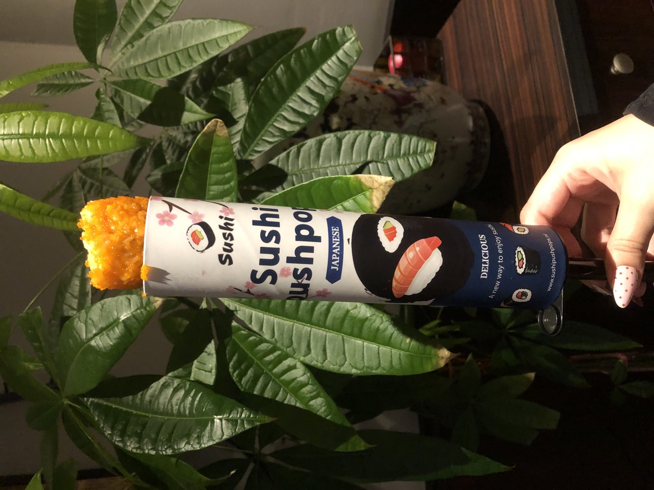 Sushi push pop