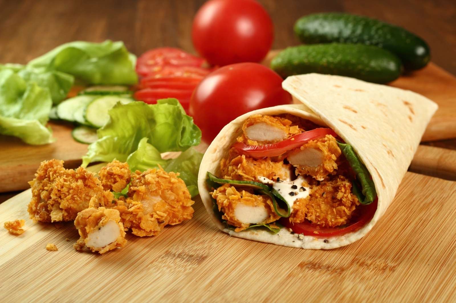 Chicken wraps